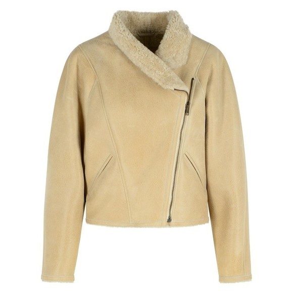 Isabel Marant Blondine Shearling Ecru Jacket - NWT - Picture 1 of 3